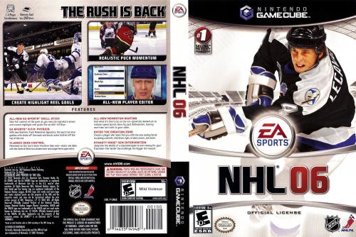 NHL 06 (Europe) (En,Fr) Cover - Click for full size image
